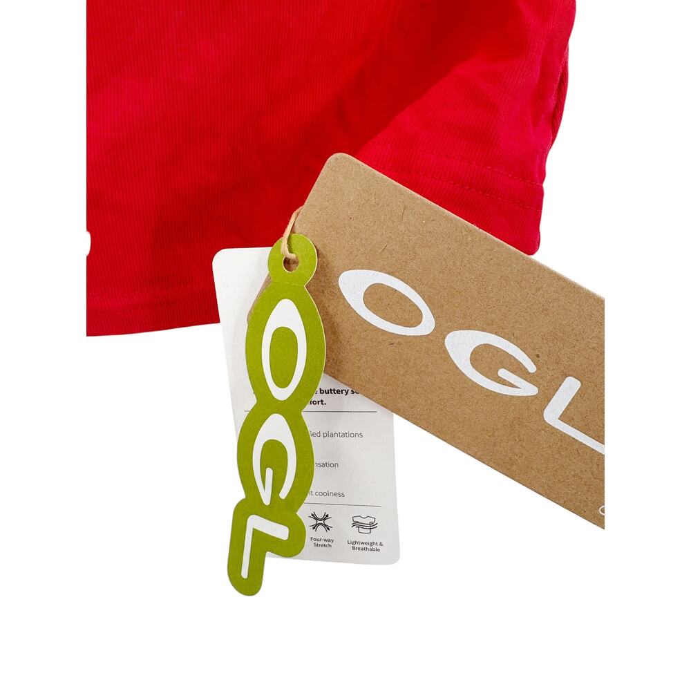 OGL Top Size S NEW Eco-SkinKiss Multi-wear Versatile Necklines Brami Top Red - Picture 3 of 10